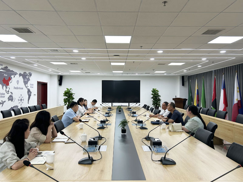 临淄区商务局莅临我司走访调研